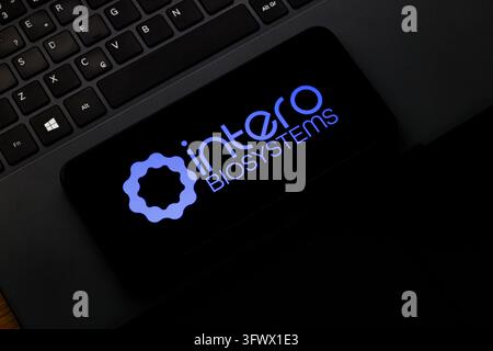 In this photo illustration, the Intero Biosystems logo is seen ...