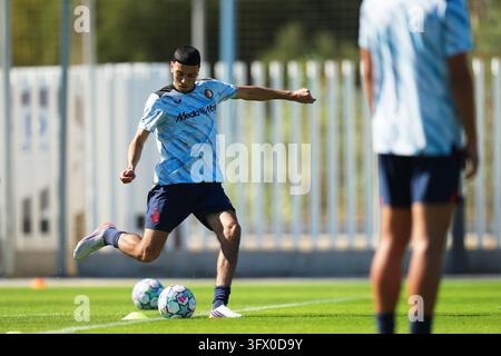 Seville - Ibrahim Faik the competition round of the UEFA Youth League ...
