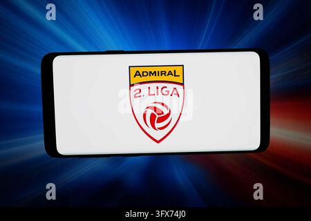 In this photo illustration, the Austrian football league Admiral 2 ...