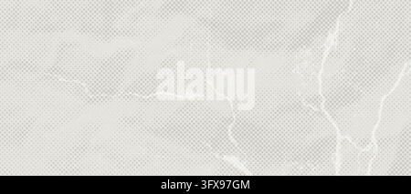 Old cracked rice paper with a rough texture. Worn, vintage ecru paper background. old magazines and newspapers Stock Vector