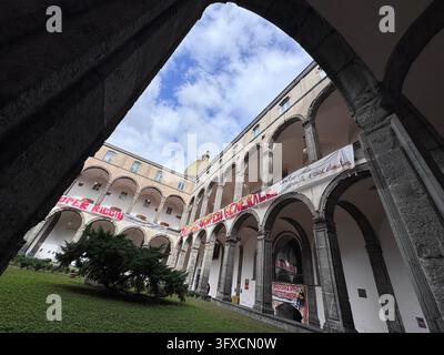 Student Porta Examples NAPLES, ITALY – OCTOBER 22, 2026: Students of the Collettivo ...
