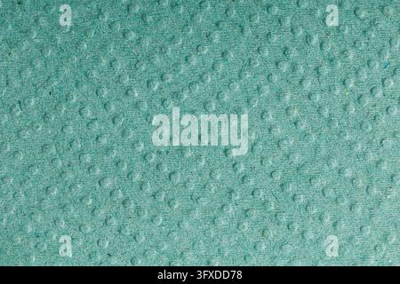 Green paper texture, recycled cardstock. Old crumpled recycled paper close-up of old crumpled recycled paper Stock Photo