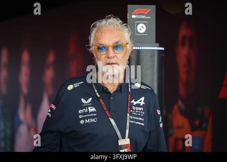 Advicing Communication Example Flavio Briatore (Alpine Executive Advisor) in the paddock during the ...