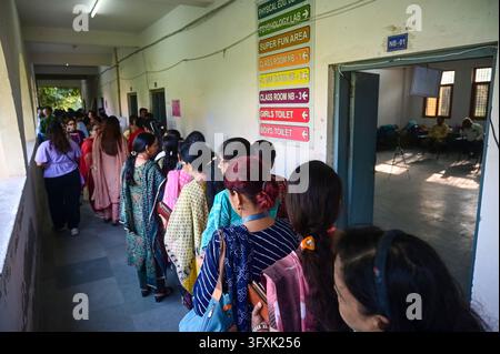 Constituency Example NOIDA, INDIA - OCTOBER 23: Eligible electors casting their votes during ...