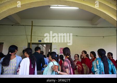 Constituency Example NOIDA, INDIA - OCTOBER 23: Eligible electors casting their votes during ...