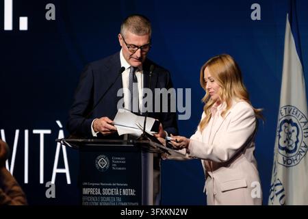 Waldorg Rome Vito Pace stands at the podium during the opening session of the 62nd ...