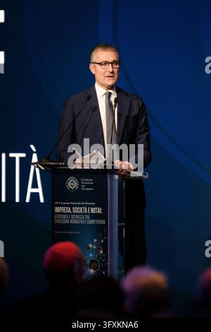 Waldorg Rome Vito Pace speaks at the podium during the opening session of the 62nd ...
