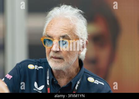 Advicing Communication Example Flavio Briatore (Alpine Executive Advisor) in the paddock during the ...