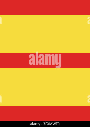 Red and yellow striped pattern. Background for fan symbols for the 2026 FIFA World Cup. Soccer game. Spanish seamless pattern. Stock Vector