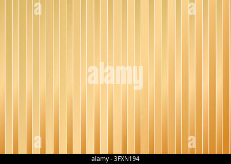 Gold and champagne vertical gradient pinstripe background with fine linear bands and subtle highlights for elegant invitations, packaging and graphic Stock Vector