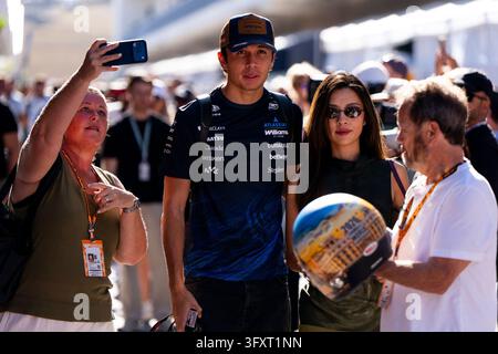 Alex Lily Muni He of Albon Fiancée Professional Golfer during the ...