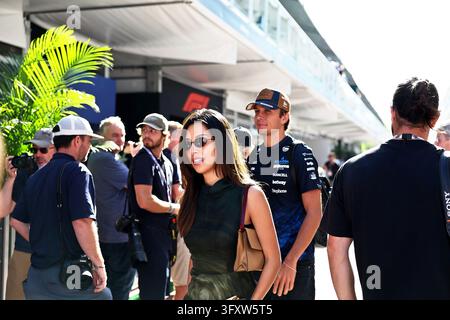 Alex Lily Muni He of Albon Fiancée Professional Golfer during the ...