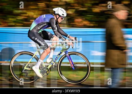 Competitive Advertising Stage Example Netherlands' Pim Ronhaar is pictured in action during the men's elite ...
