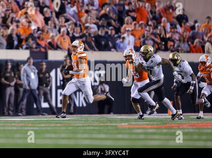 Running Headline Example Boone Pickens Stadium. 24th Oct, 2026. OK, USA; Oklahoma State Cowboys ...
