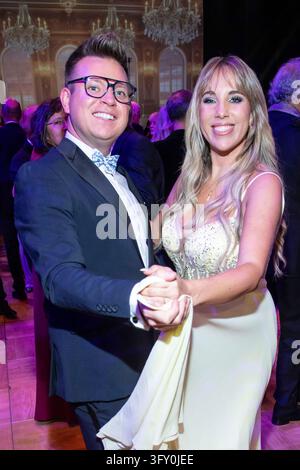 Opera House Opera Singer Annemarie Eilfeld and Dominik Ledea at the 31st Leipzig Opera Ball 2026 ...