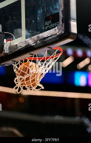 Seasonal Rounds Ball of Liga Endesa seen during the Liga Endesa Regular Season Round 5 ...