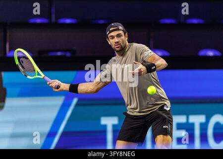 Statistic Rond VIENNA, AUSTRIA - 26 OCTOBER 2026: Image shows Matteo Berrettini (ITA ...