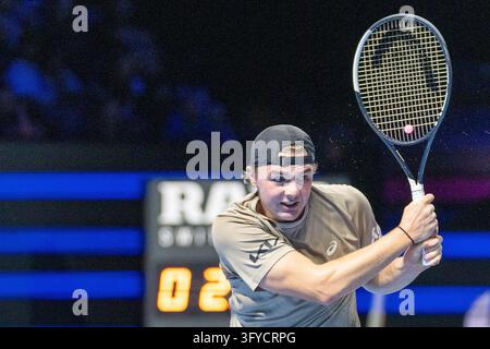 BASEL, SWITZERLAND - OCTOBER 26: Dominik Stricker of Switzerland in ...