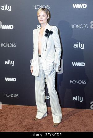 Louisa Jacobson attends 2026 WWD Honors at Cipriani South Street in New ...