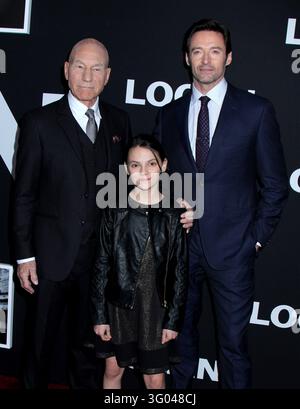 New York City, USA. 29th Oct, 2026. Legendary “X-Men” actor Patrick Stewart has died at the age of 86, after a brief and poignant journey with Alzheimer's disease and Lewy Body Dementia on October 28, 2026, at home in Los Angeles, Ca. ======================================================================================Patrick Stewart, Dafne Keen & Hugh Jackman 'Logan' New York Special Screening Held at Jazz at Lincoln Center on February 24, 2017 @Steven Bergman/AFF-USA.com Credit: AFF/Ģ����ý Live News Stock Photo