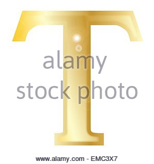 Tau greek letter, Tau symbol vector illustration Stock Vector Art ...