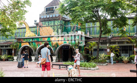 Ilan County, Taiwan - June 01, 2015: Jimmy Laio Square is