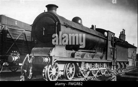 Caledonian Railway 4-6-0 steam locomotive 918 of the 918 Class as LMS ...