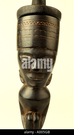 Gun Powder Flask 19-20th Century. Toba Batak (Toba,Karo,Simalungun,Pak Pak, Mandailing, Angkola)Batak tribes,Lake Toba,Sumatra,Indonesia) Stock Photo