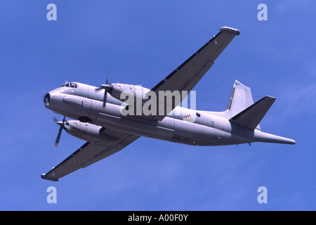 Breguet 1150 Atlantic operated by the French Navy departing RAF Fairford Stock Photo