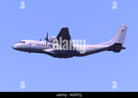 CASA CN-235 operated by the Spanish Air Force making a flypast at Fairford RIAT Stock Photo
