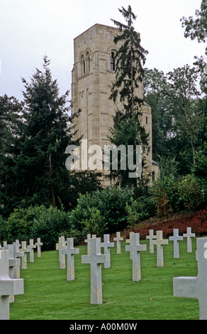 AISNE-MARNE AMERICAN CEMETERY BELLEAU FRANCE Stock Photo