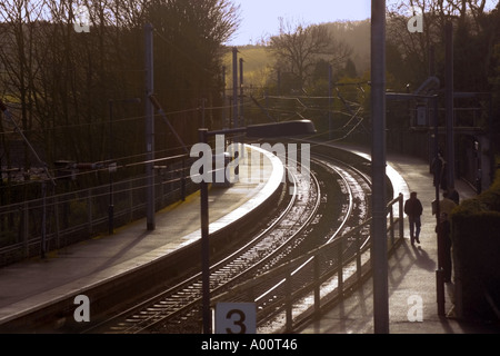 railways the station at Barnt Green a suburb of birmingham worcestershire Stock Photo