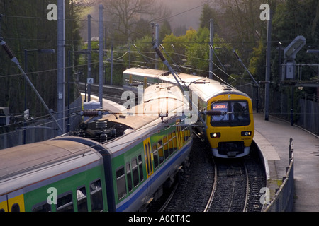 railways the station at Barnt Green a suburb of birmingham worcestershire Stock Photo