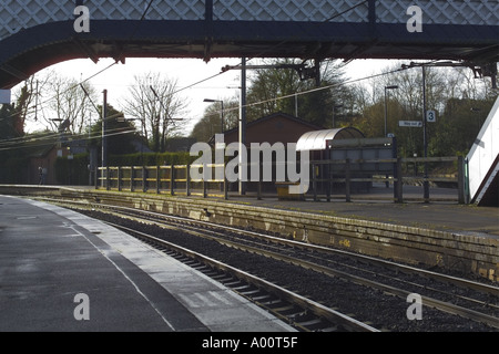 railways the station at Barnt Green a suburb of birmingham worcestershire Stock Photo