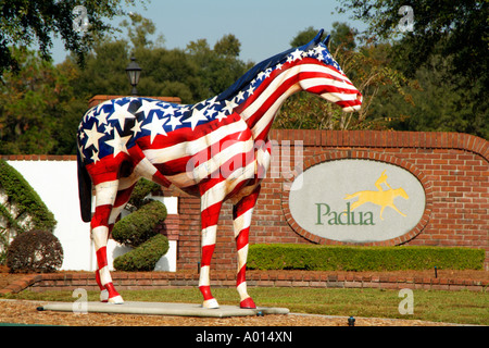 padua stables painted ocala florida usa alamy horse similar stripes entrance stars