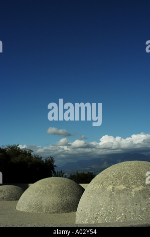 The Afrikaans Taal language monument stands on the southern slopes of Paarl Rock Stock Photo