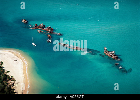 Moreton Island Wrecks Stock Photo