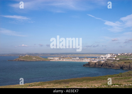 St Ives from Clodgy Point Stock Photo