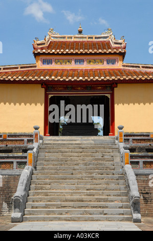 Tomb Of Minh Mang emperor Central Vietnam close to the city of  Hue Stock Photo