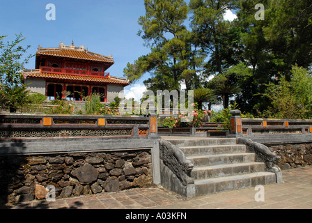 Tomb Of  Minh Mang emperor  Central Vietnam Stock Photo