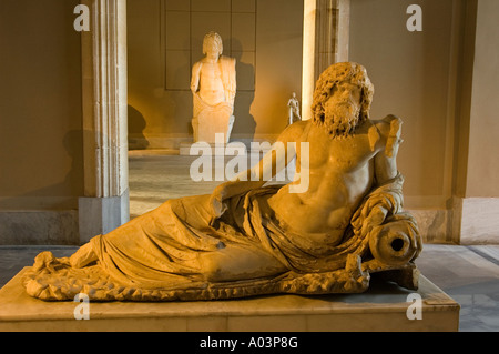Statue of Oceanus, 2nd century AD, Ephesus, Istanbul Archaeology Museum Turkey. Stock Photo