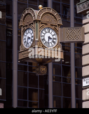 Scottish Legal Life Assurance Society Clock, Glasgow, Scotland, UK Stock Photo