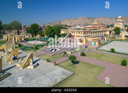 Jantar Mantar - Royal Observatory, Jaipur, Rajasthan, India Stock Photo