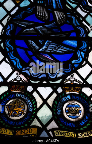 Stained Glass Detail Glasgow Cathedral Stock Photo