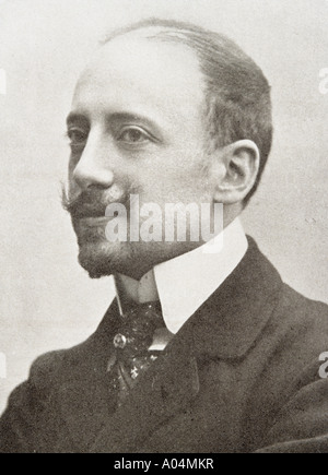 Gabriele D'Annunzio, Prince of Montenevoso, Duke of Gallese,1863 - 1938.   Italian poet, journalist, playwright and soldier. Stock Photo