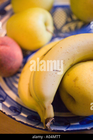 Plate of fruit Stock Photo