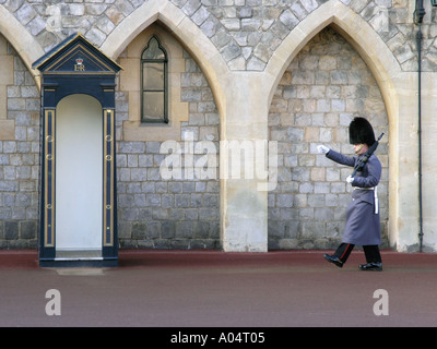 Guardsman Windsor Castle 2005 Stock Photo