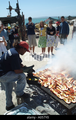 Beach restaurant at Langebaan resort western cape South Africa RSA Stock Photo