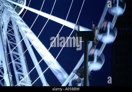 Big wheel, Exchange Square, Manchester, UK Stock Photo