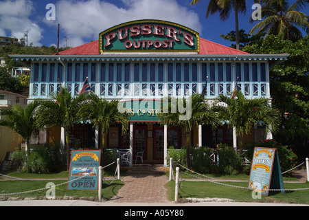 Pussers Pub Road Town Tortola British Virgin Islands Caribbean Stock Photo